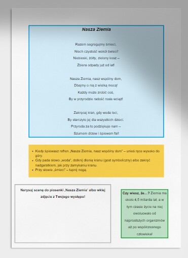 Historie o segregacji odpadów, oszczędzaniu energii. Opowiadania. Wierszyki. Piosenki.
