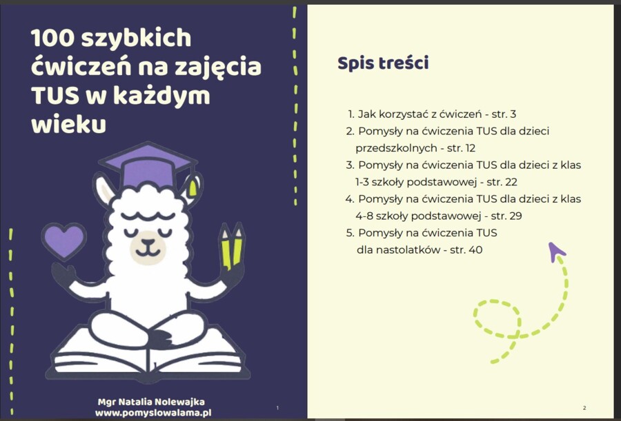 100 szybkich zabaw na TUS