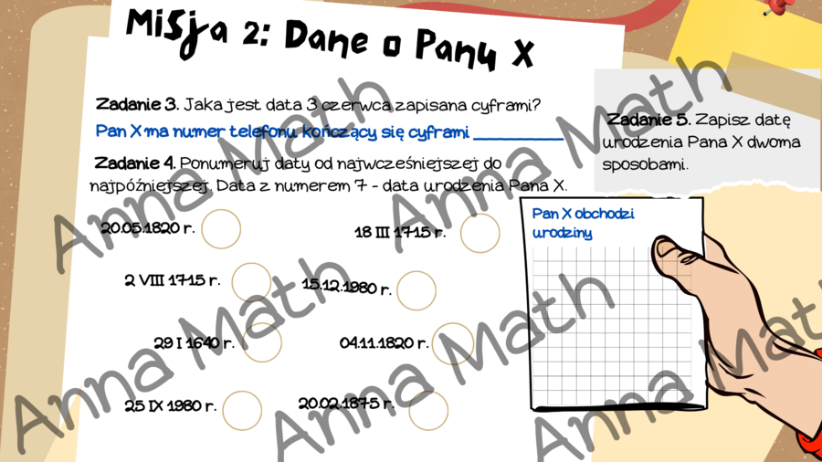 Gra Kalendarz, zegar.Matematyka. Tajemnica Zaginionego Kalendarza - kl.4