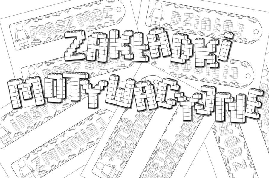 ZAKŁADKI MOTYWACYJNE do pokolorowania