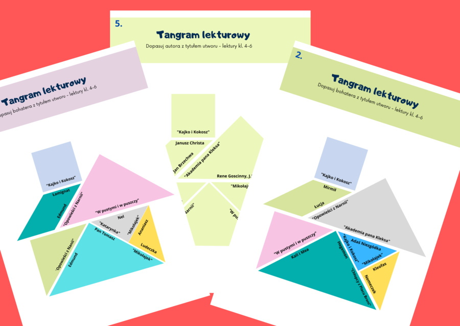 Tangramy – lektury kl. 4-6
