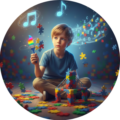 Gazetka na temat Autyzmu| Zawiera plakat 4 x A4 | Idealna jako edukacyjna i wspomagająca dekoracja klasy lub korytarza| Całoroczny materiał