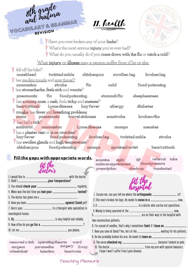 Egzamin ósmoklasisty - resource book: With Flying Colours! 1,2 by Teaching Pleasure