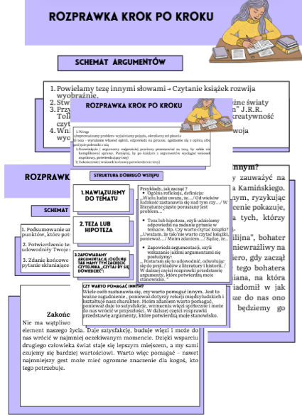 rozprawka krok po kroku