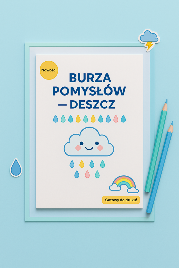 Scenariusz zajęć "Burza pomysłów — deszcz"