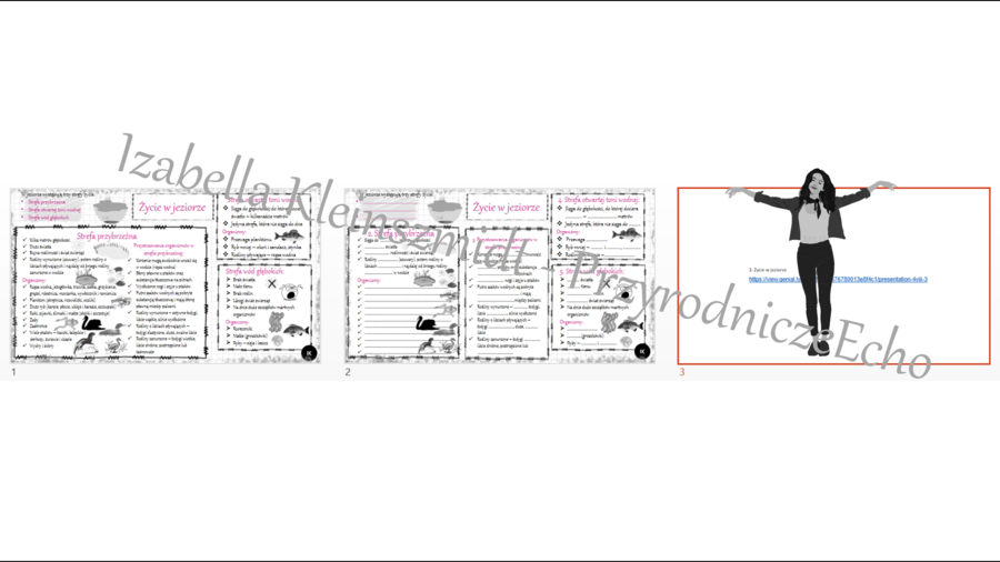 Mini zestaw do tematu „Życie w jeziorze” - sketchnotka + karta pracy + gratisowy link do prezentacji multimedialnej niekomercyjnej wykonanej w genial.ly do indywidualnego pobrania i użycia do celów niekomercyjnych. Przyroda klasa 4, dział VIII „Odkrywamy