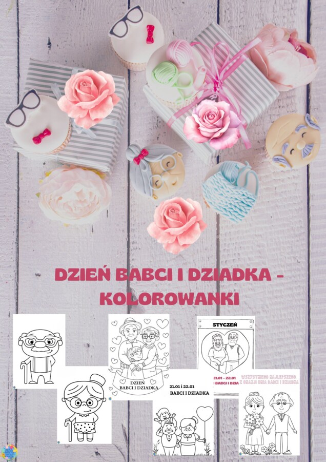 KOLOROWANKI NA DZIEŃ BABCI I DZIADKA