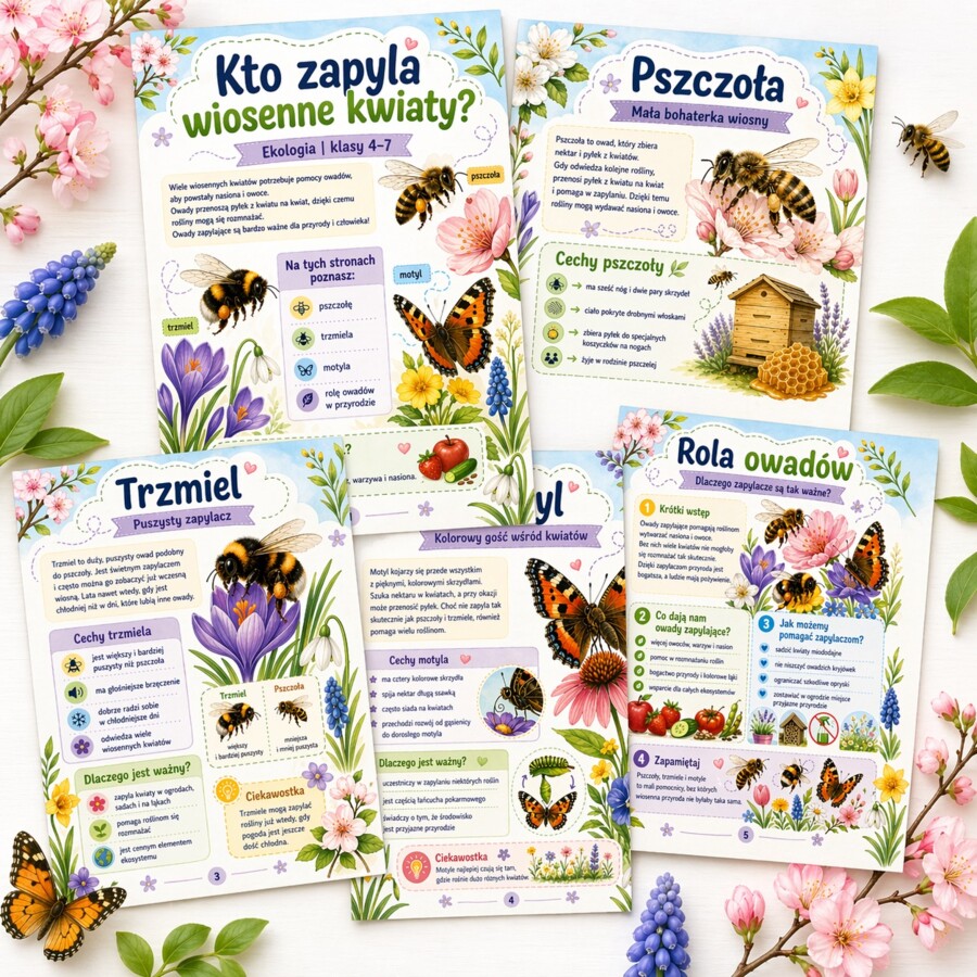 Kto zapyla wiosenne kwiaty?