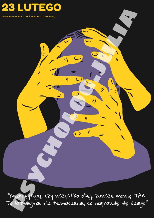 PLAKATY Ogólnopolski Dzień Walki z Depresją - 23 luty
