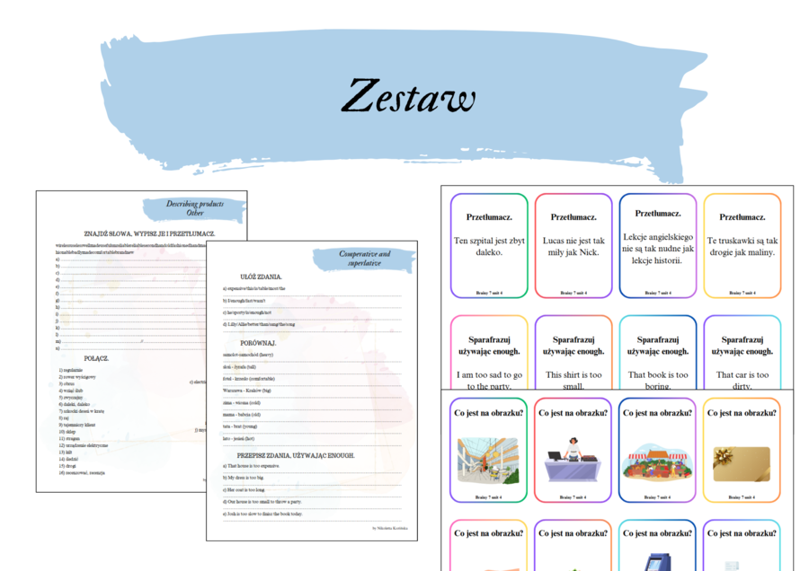 Brainy 7 unit 4 zestaw karty pracy + karty do gry