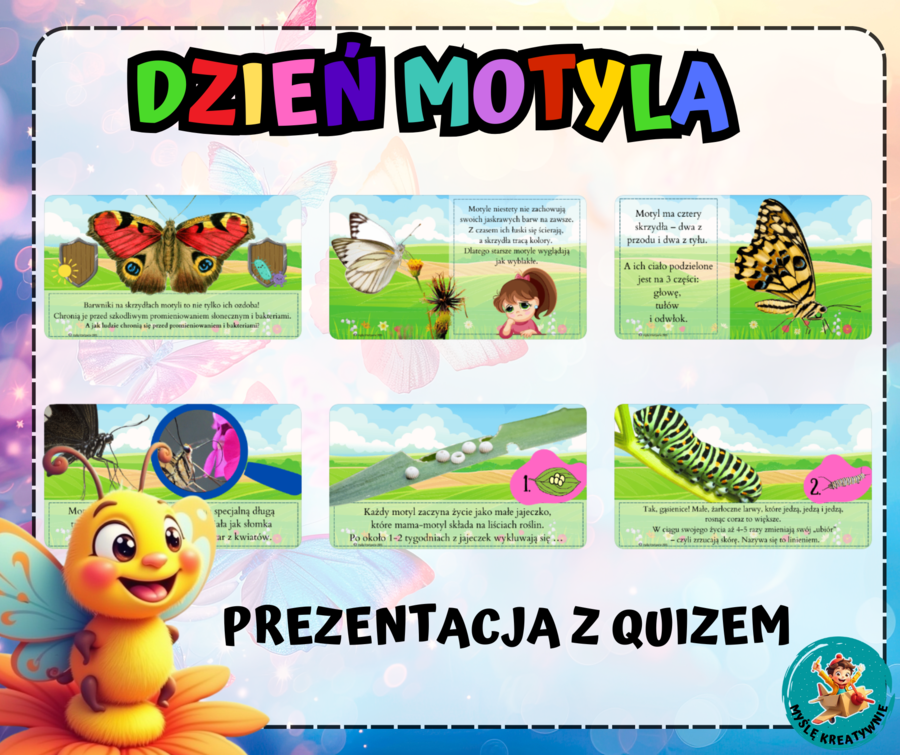 DZIEŃ MOTYLA - PREZENTACJA + PAKIET MATERIAŁÓW