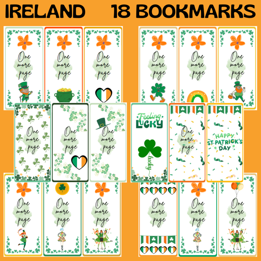 IRELAND 18 BOOKMARKS