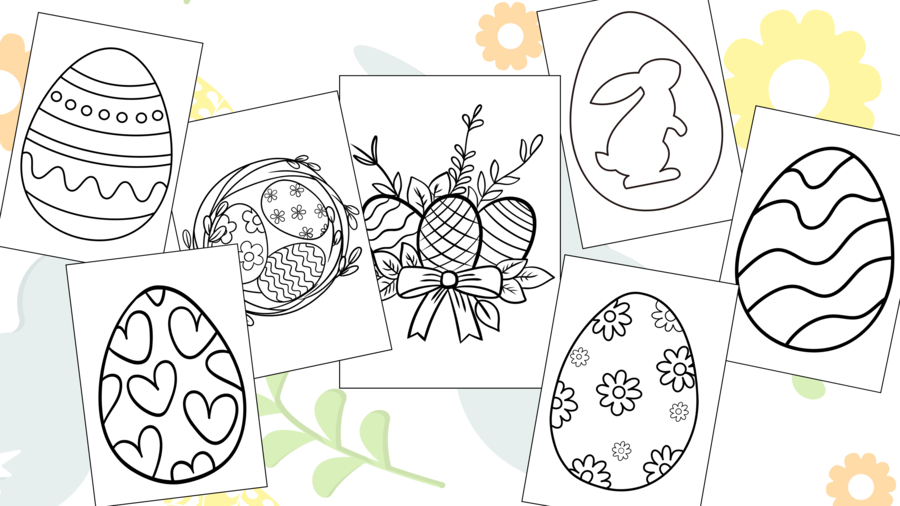 Kolorowanki wielkanocne- pisanki