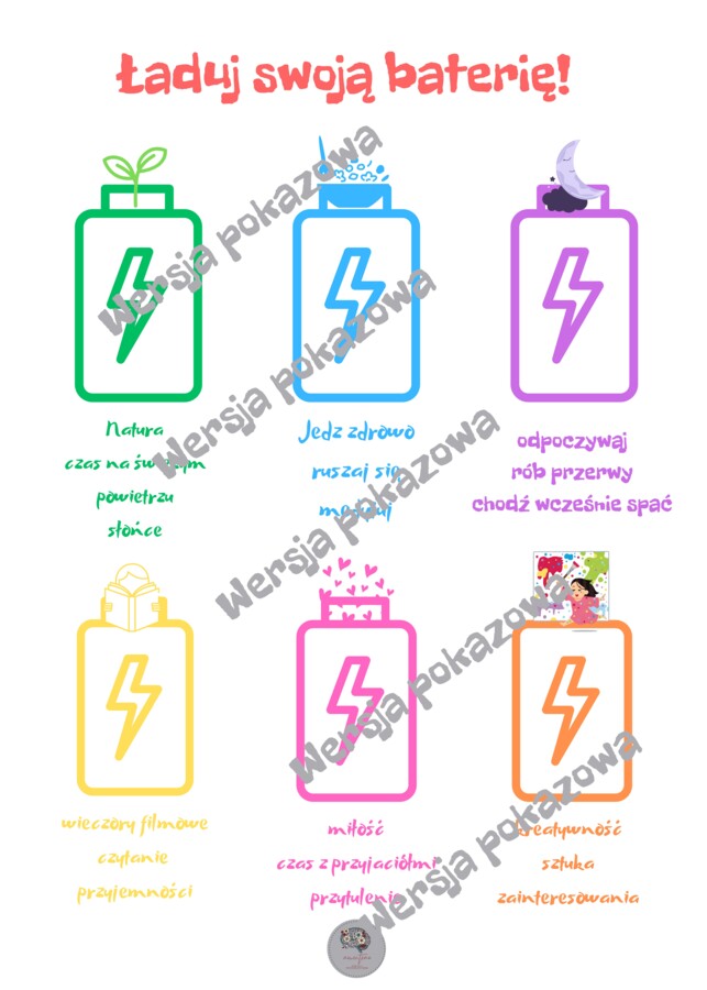 Plakat - ładuj swoją baterię