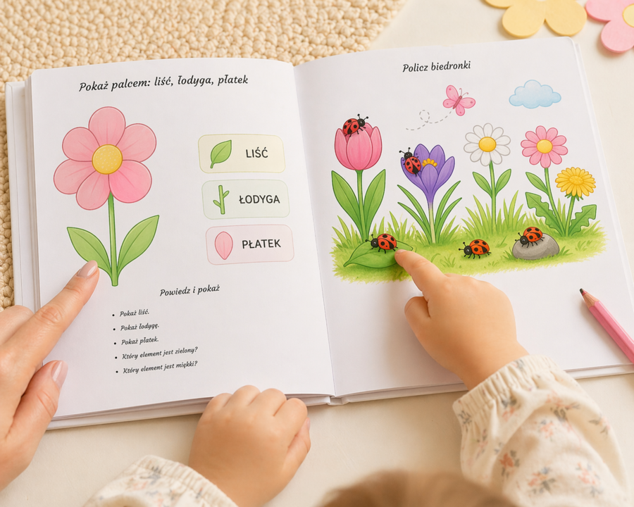 Wiosna budzi ogród – książeczka obrazkowa dla 3–4-latków