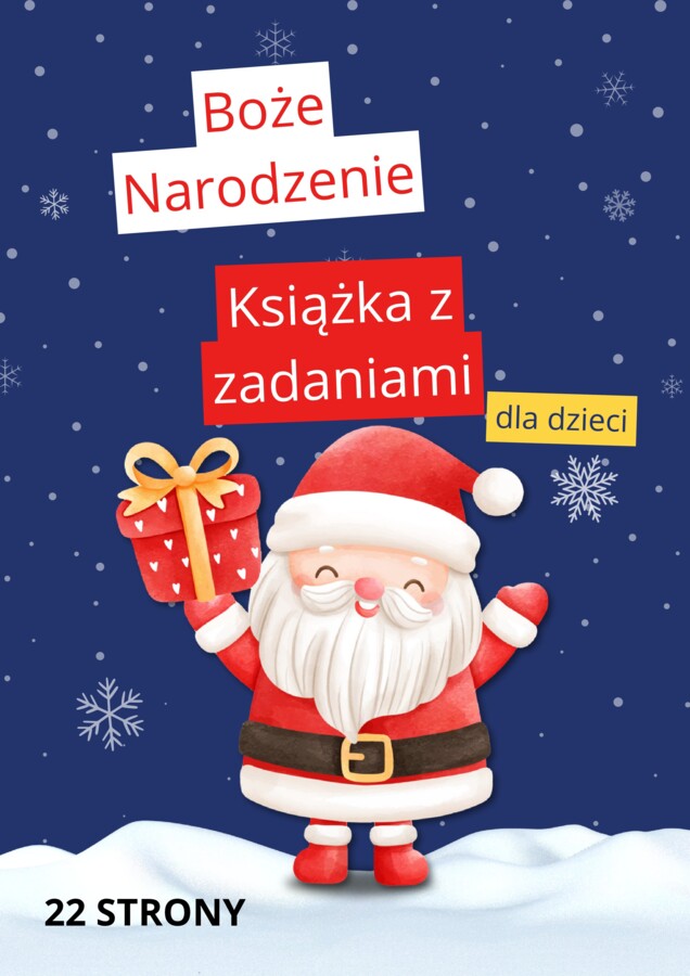 BOŻE NARODZENIE książka pracy 22 strony.
