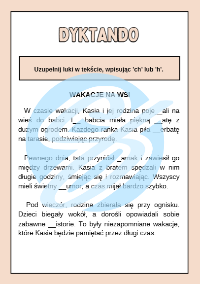 Trzy krótkie dyktanda dla młodszych uczniów – doskonałe wsparcie dla nauczycieli