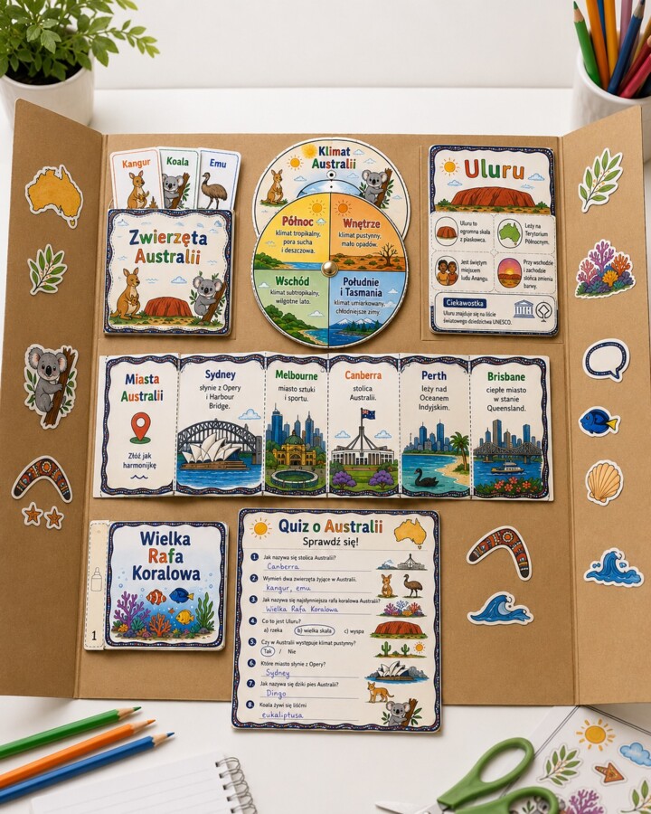Lapbook. Australia.