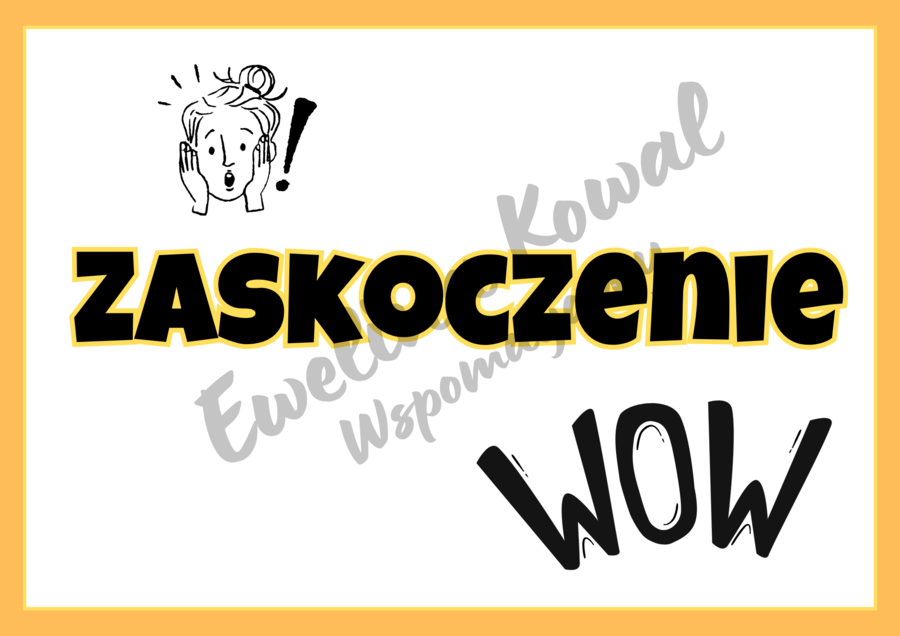 Emocje wokół nas - gazetka tematyczna