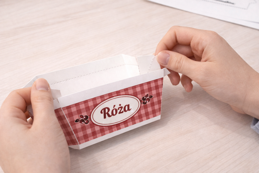 Wycinanka. Koszyk Róży