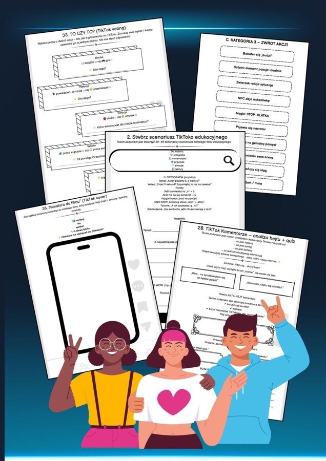 📲✨ SUPER TIKTOKOWE ZADANIA