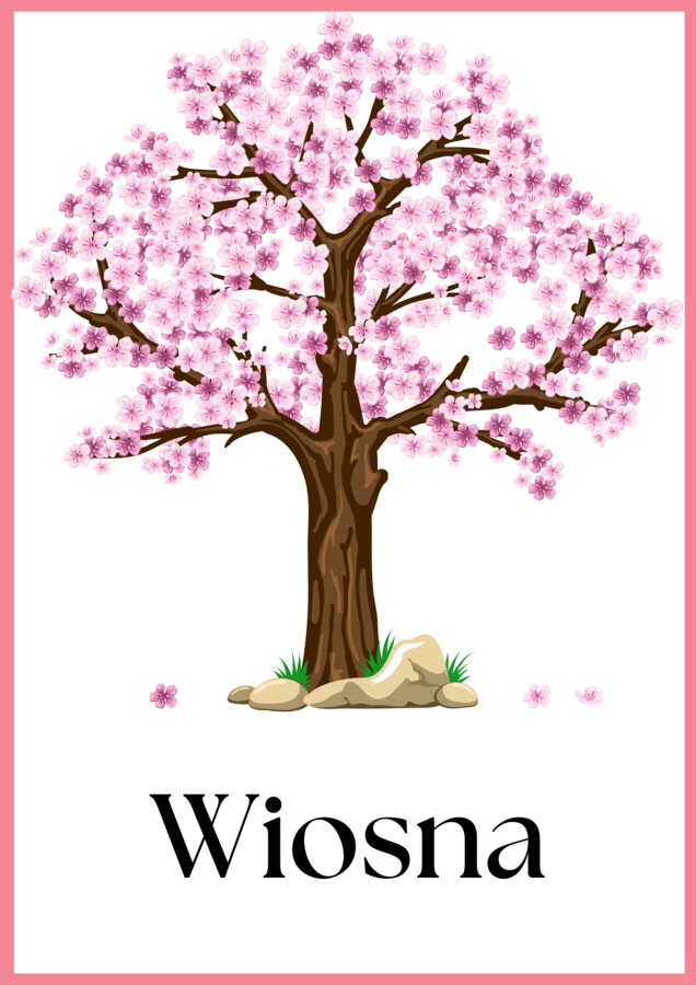 Cztery pory roku - plansze edukacyjne