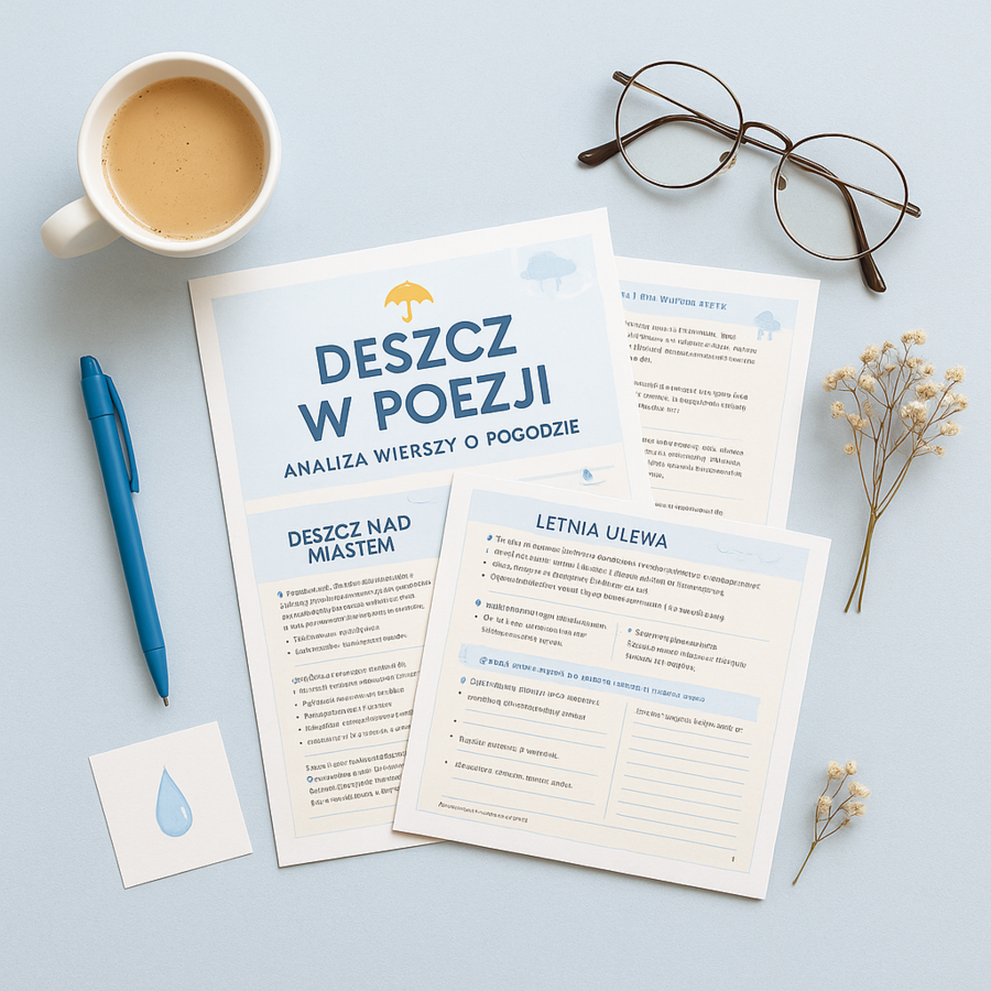 Deszcz w poezji. Analiza wierszy o pogodzie