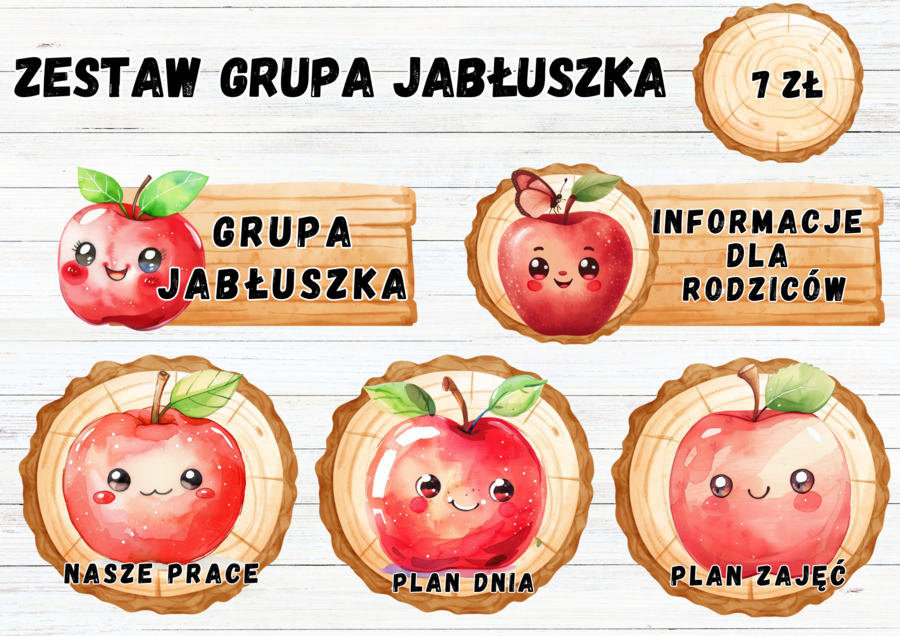 ZESTAW GRUPOWY GRUPA JABŁUSZKA