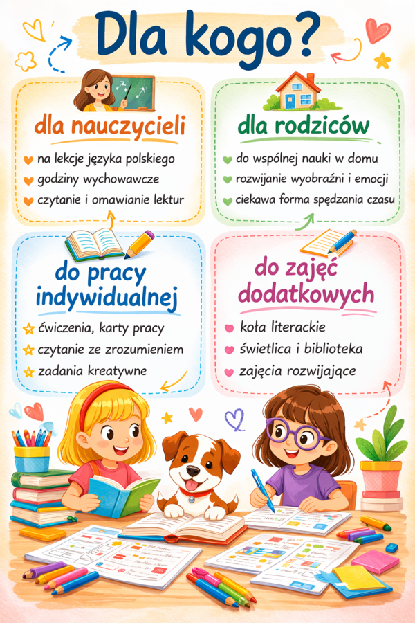 Kasia „Mała” – kreatywne karty pracy z języka polskiego dla klas 1–3