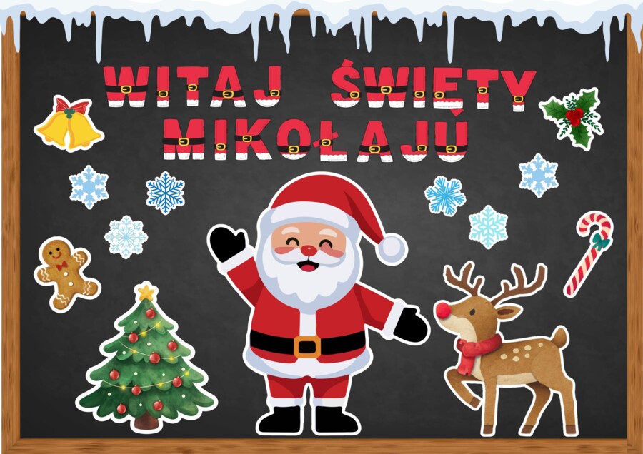 WITAJ ŚWIĘTY MIKOŁAJU - zestaw materiałów na gazetkę