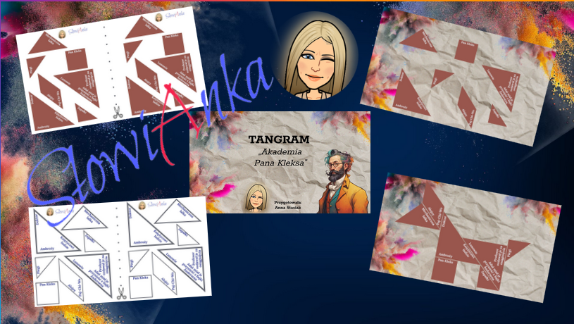 TANGRAM "Akademia Pana Kleksa"+ interaktywna prezentacja GRATIS