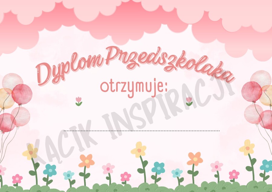 DYPLOMY NA DZIEN PRZEDSZKOLAKA 💜