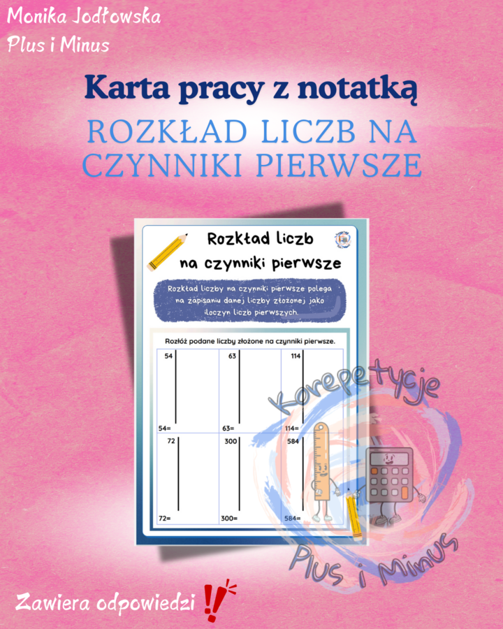 Rozkład liczb na czynniki pierwsze