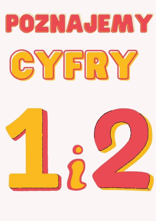Cyfry 1 i 2