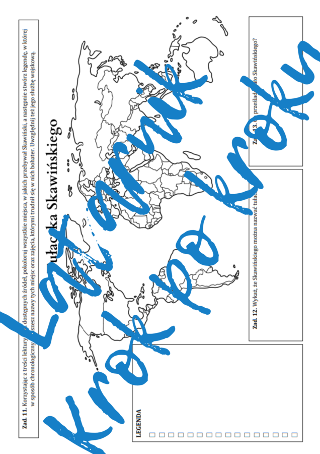 LATARNIK: Krok po kroku – karta pracy do lektury