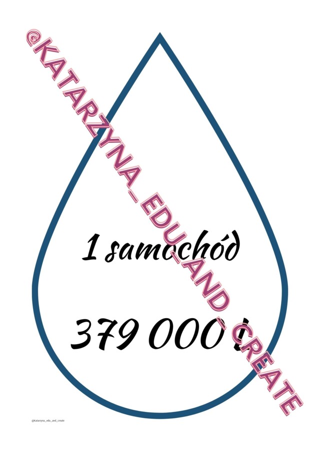 WIRTUALNA WODA - KROPLE WODY DEKORACJA - DZIEŃ WODY