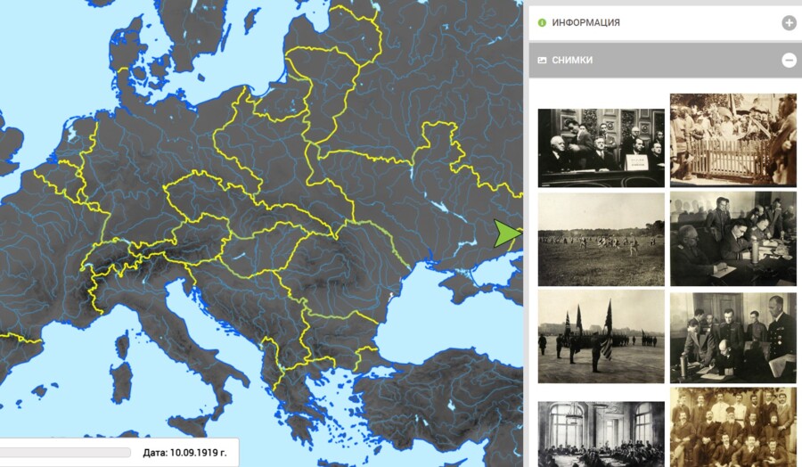 Dynamiczna mapa historyczna Europy 1900-2014