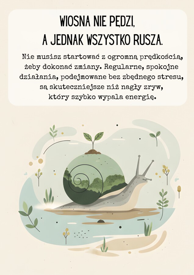 WIOSNA SPRZYJA TWOJEMU ROZWOJOWI - zestaw materiałów