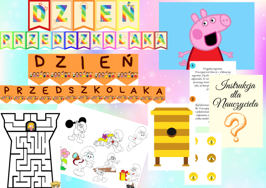 Bajkowa Gra na Dzień Przedszkolaka/ Dzień Postaci z Bajek