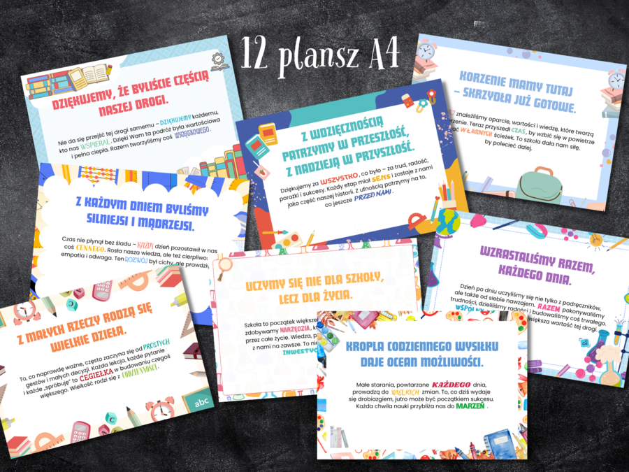 Gazetka szkolna „Zakończenie roku – Wzrastamy razem”