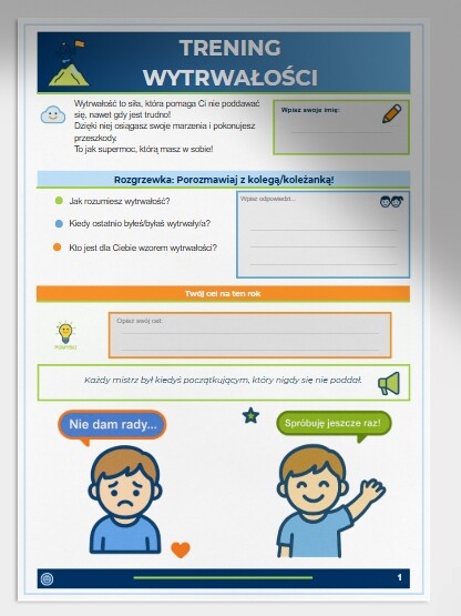 Zestaw ćwiczeń: "Trening wytrwałości"