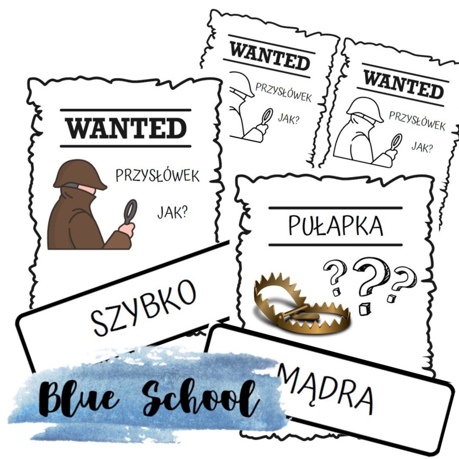 Przysłówek - detektywi