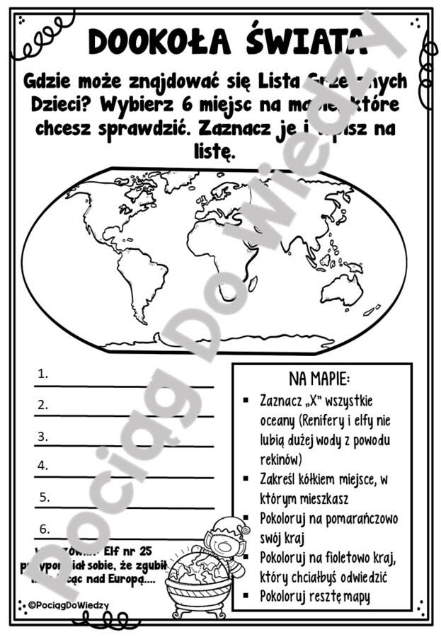 Pomocy! Lista Grzecznych Dzieci zaginęła - praca metodą projektu