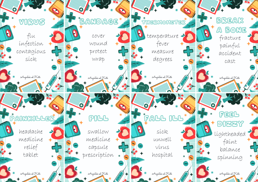 Health (Zdrowie) gra Taboo /72 karty