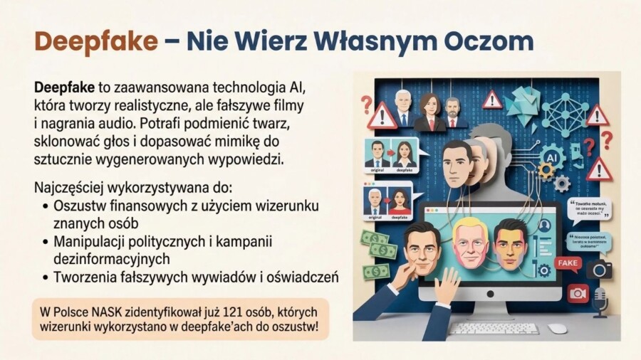 Manipulacja i dezinformacja w Internecie – przewodnik po cyfrowym teatrze informacji (gazetka szkolna / prezentacja)