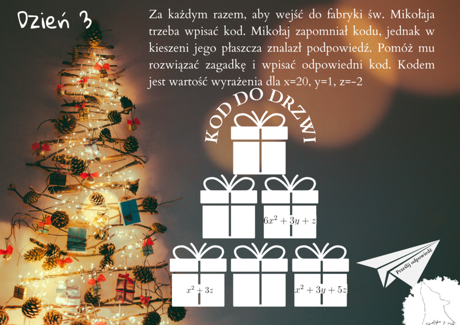 2023Matematyczny kalendarz adwentowy klasy 7-8