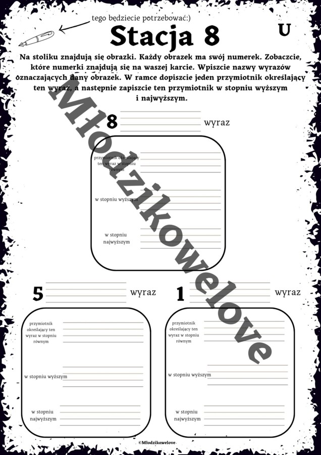 Powtórki nie muszą być nudne- stacje zadaniowe gramatyka