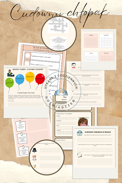 ,,Cudowny chłopak" na lekcji języka polskiego- zestaw zadań na nie jedną lekcję