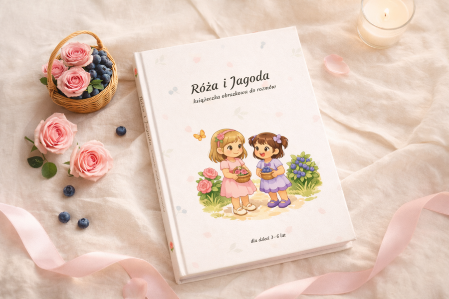 Róża i Jagoda – książeczka obrazkowa do rozmów
