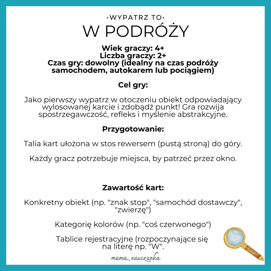 WYPATRZ TO! GRA PODRÓŻNA